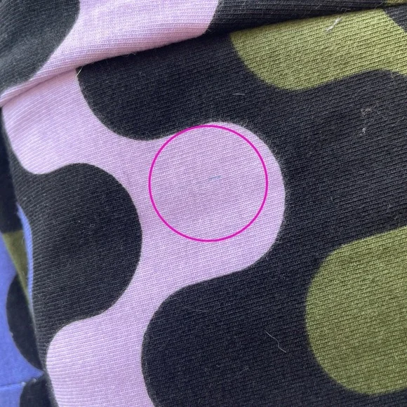 Nooworks Tonya Mock Neck Long Sleeve Mini Dress Multicolor Wavy Stripe Size XS - Picture 9 of 9